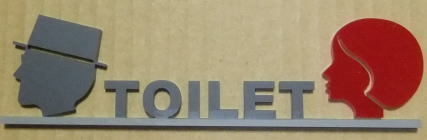 トイレ 便所 Wc Toiletの矢印サイン 誘導標識 案内標識の作製 トイレマーク トイレプレート 便所マーク 便所プレート 販売